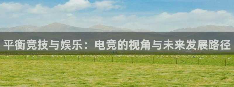 安博电竞官网登录不了：平衡竞技与娱乐：电竞的视角与未来发展路径